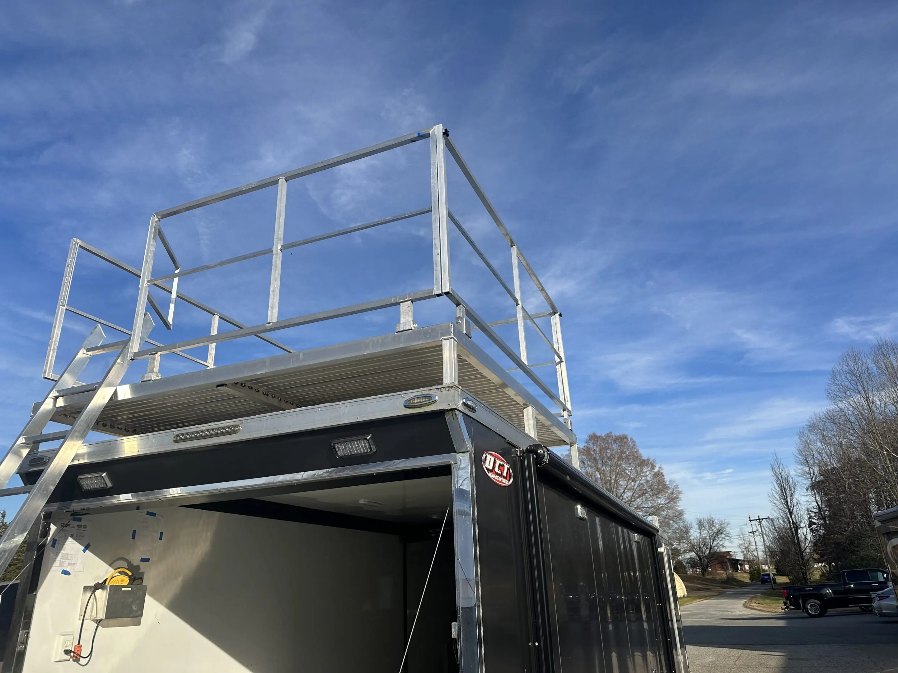 Tig welded custom observation desk